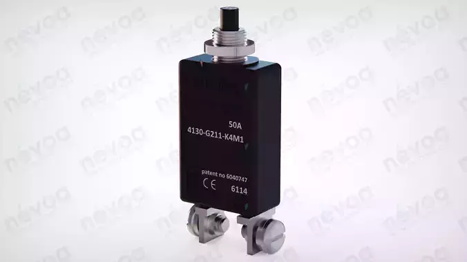 High Performance Thermal Circuit Breaker - 4130-G211-K4M1 50A