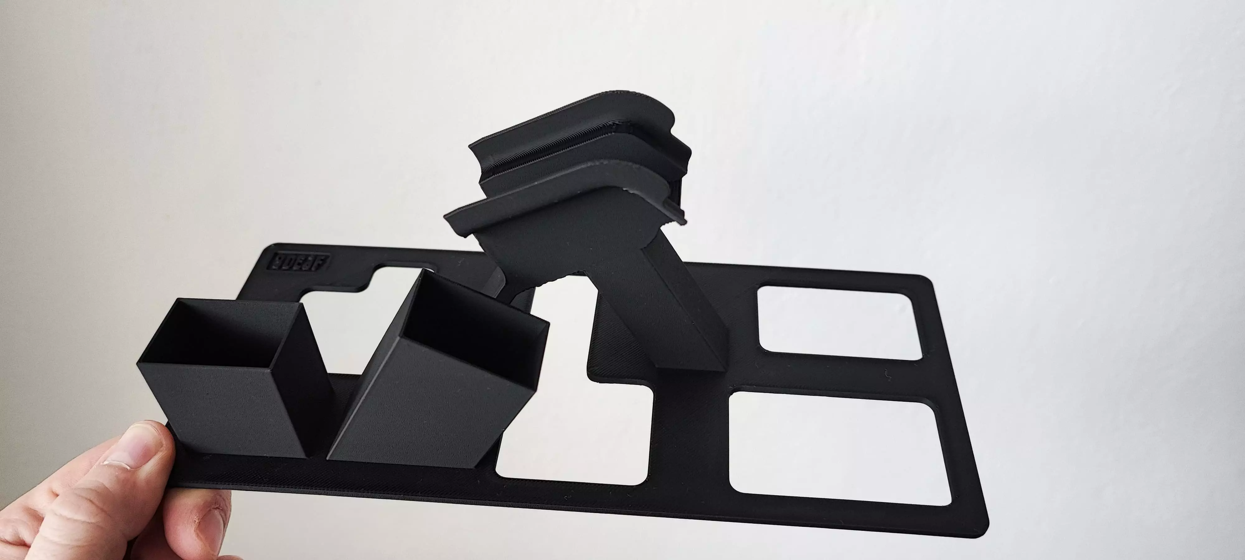 Glock Stand with magazine holder 3D print model
