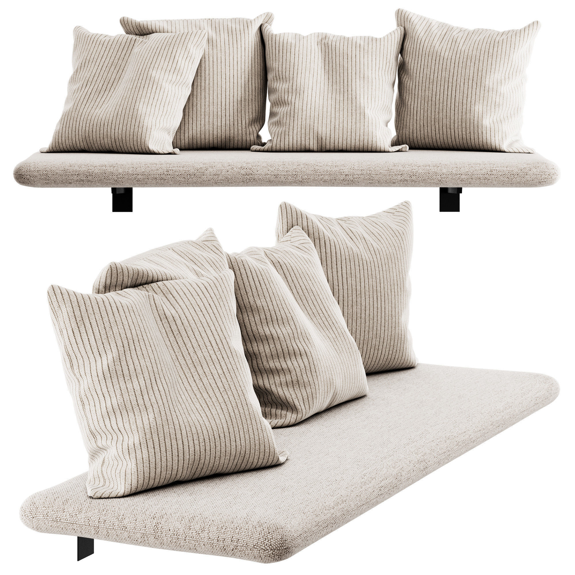 Blow Bench Wall-Mounted by More 3D model_1