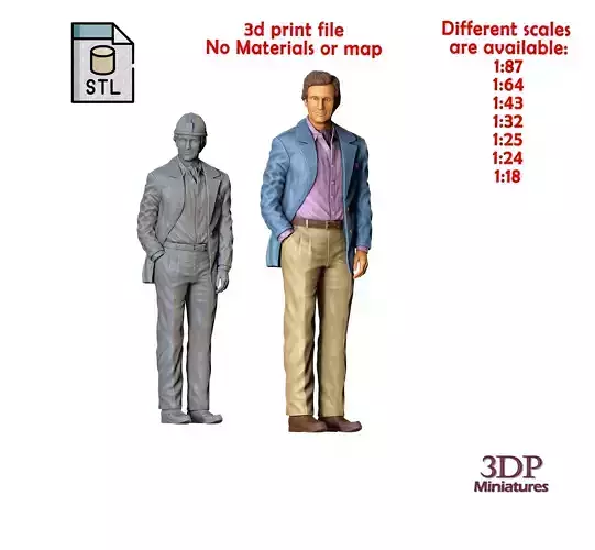 N3 A-Team Templeton Peck 3D print model