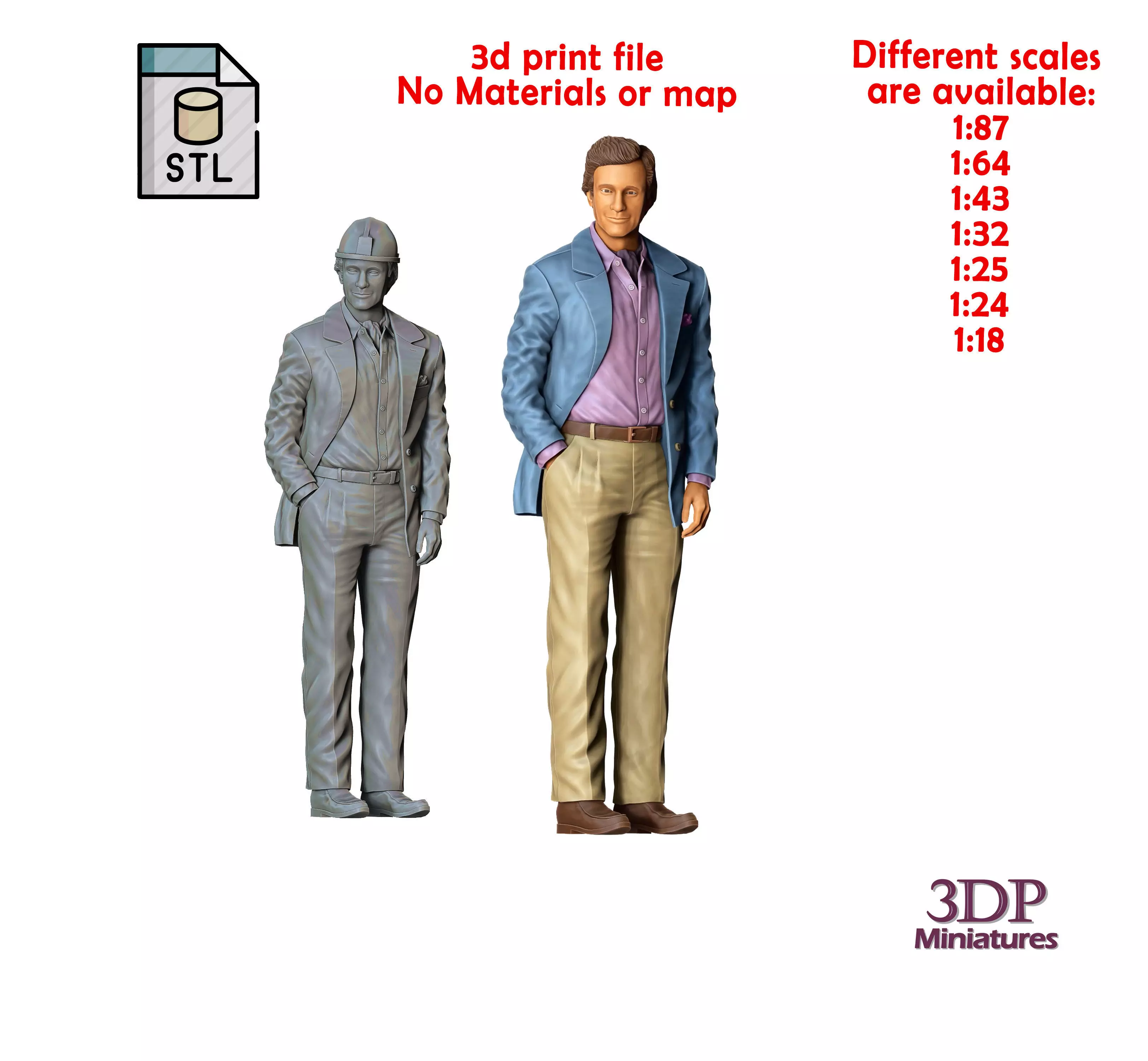 N3 A-Team Templeton Peck 3D print model_0