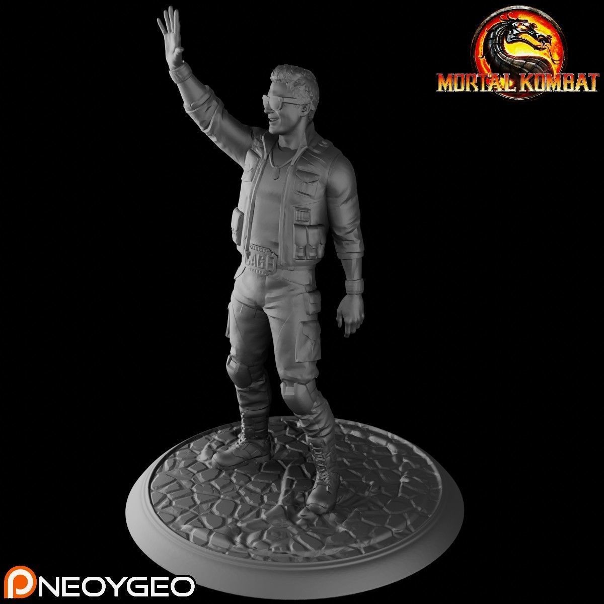 JOHNNY CAGE - MORTAL KOMBAT 11 3D print model_1