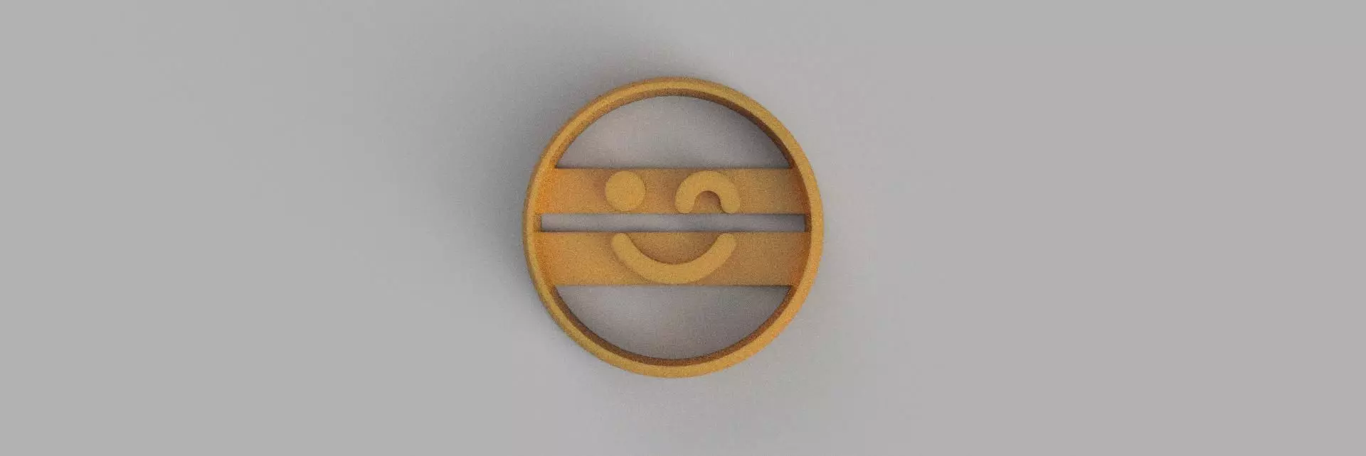 christmas smile COOKIE CUTTER 3D print model_0