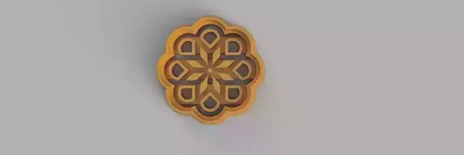 floral-ornament COOKIE CUTTER