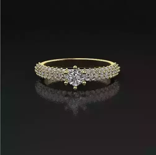 Solitaire ring Model 5126