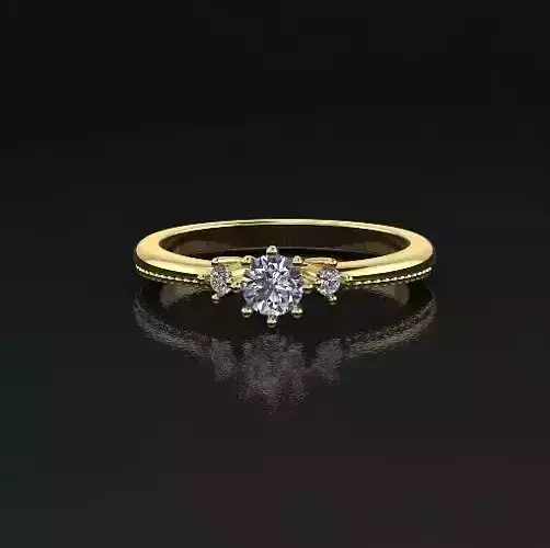 Solitaire ring Model 5124