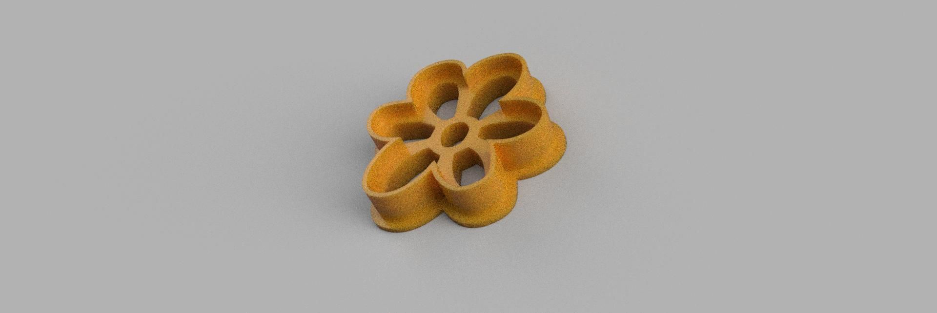 flower COOKIE CUTTER 3D print model_2