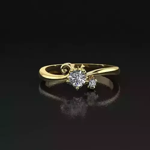 Solitaire ring Model 5122