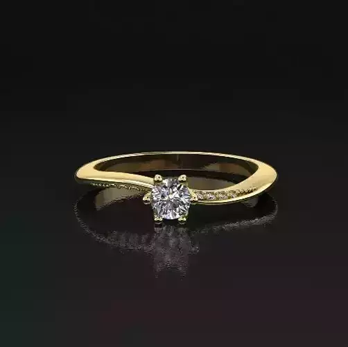 Solitaire ring Model 5121