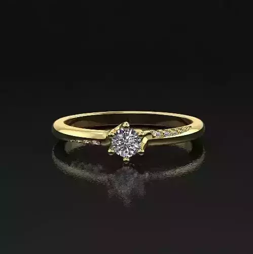 Solitaire ring Model 5120
