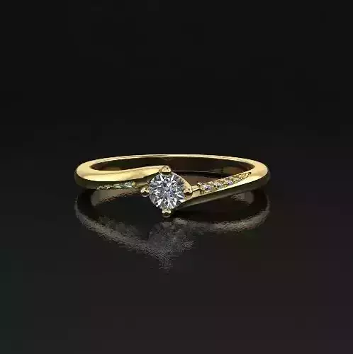 Solitaire ring Model 5119