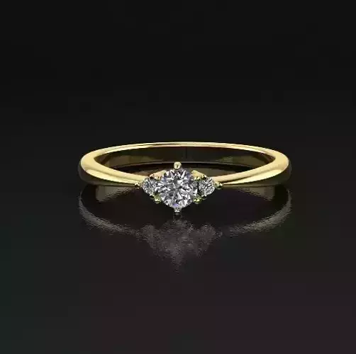 Solitaire ring Model 5113