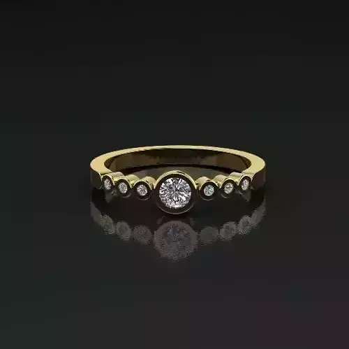 Solitaire ring Model 5112