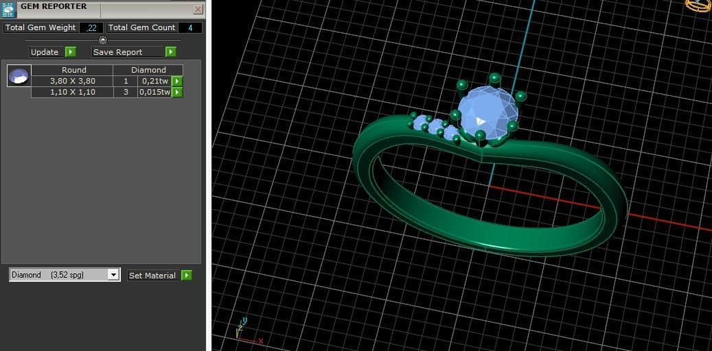 Solitaire ring Model 5111 3D print model_7