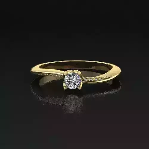 Solitaire ring Model 5110