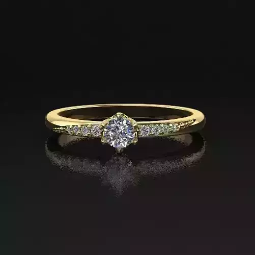 Solitaire ring Model 5108