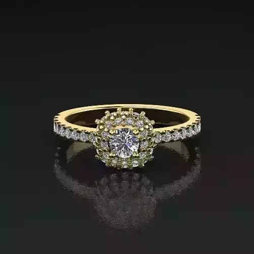 Solitaire ring Model 5107