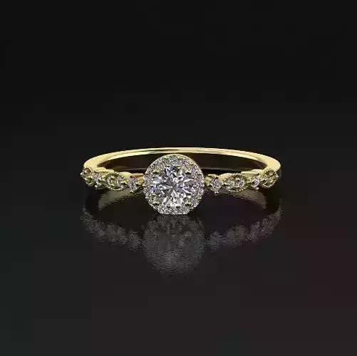 Solitaire ring Model 5106