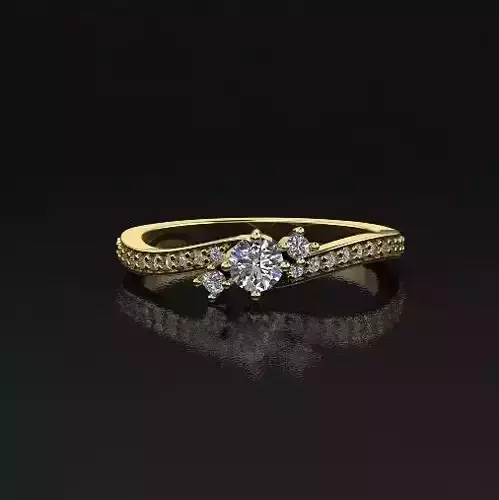 Solitaire ring Model 5105