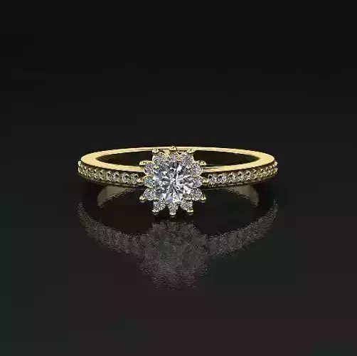 Solitaire ring Model 5104