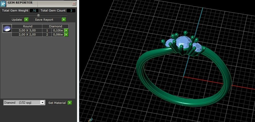 Solitaire ring Model 5099 3D print model_7