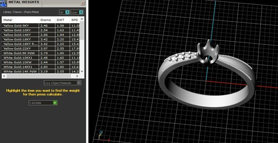 Solitaire ring Model 5098 3D print model_6