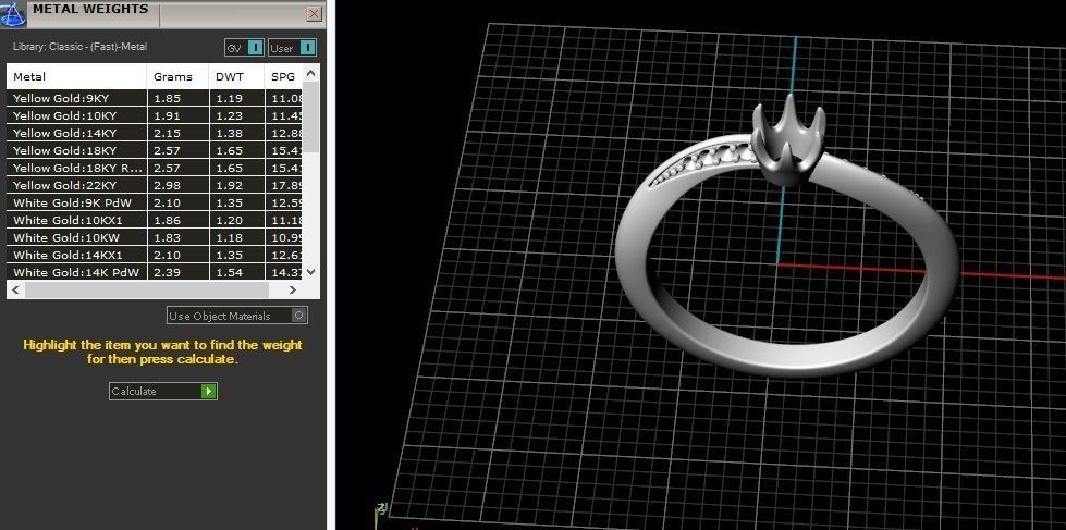Solitaire ring Model 5097 3D print model_7