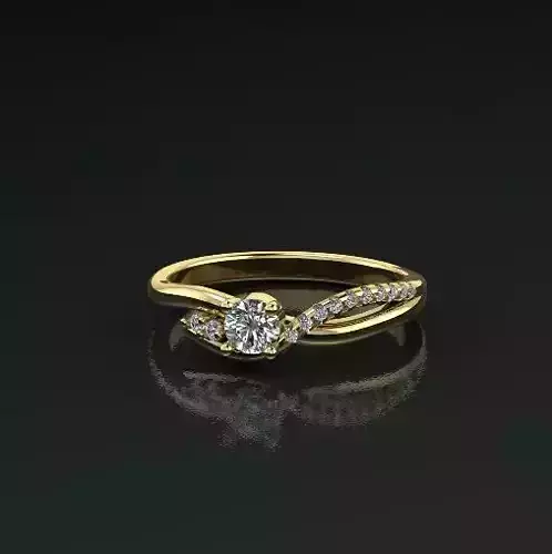 Solitaire ring Model 5094