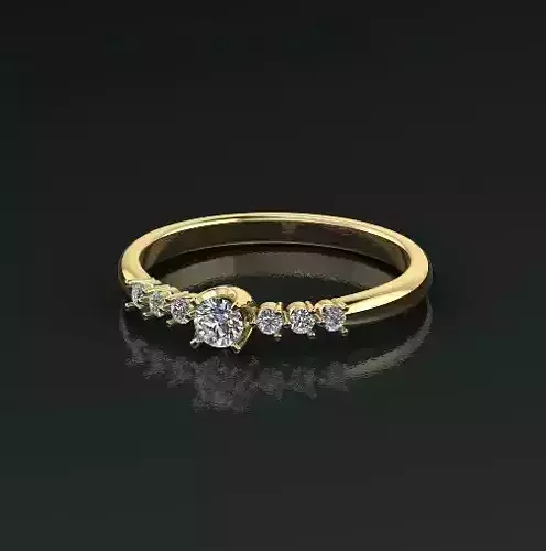 Solitaire ring Model 5092