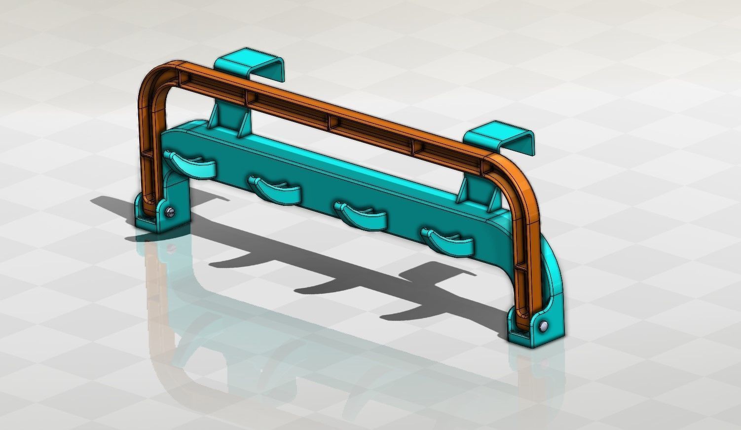 Kitchen Organizer Hanger 3D print model_2