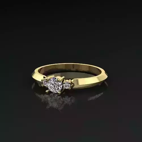 Solitaire ring Model 5089