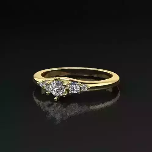 Solitaire ring Model 5088