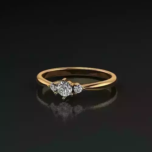 Solitaire ring Model 5086