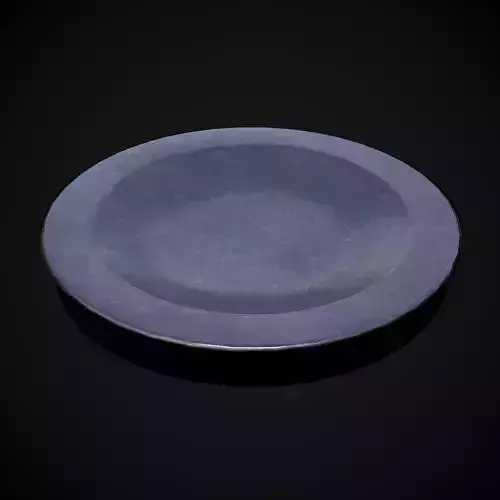 Basic Metal Plate Low-poly 3D model