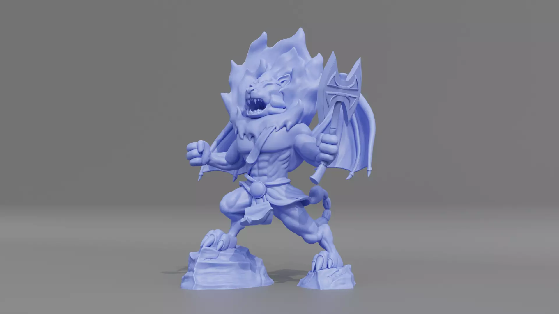 The Raging Manticore 3D print model
