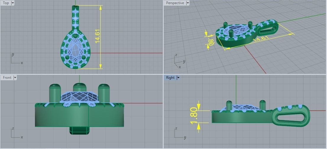 Pendant Model 5153 3D print model_5