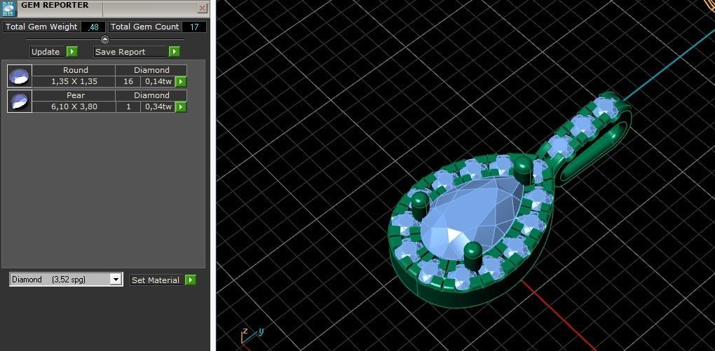 Pendant Model 5153 3D print model_7