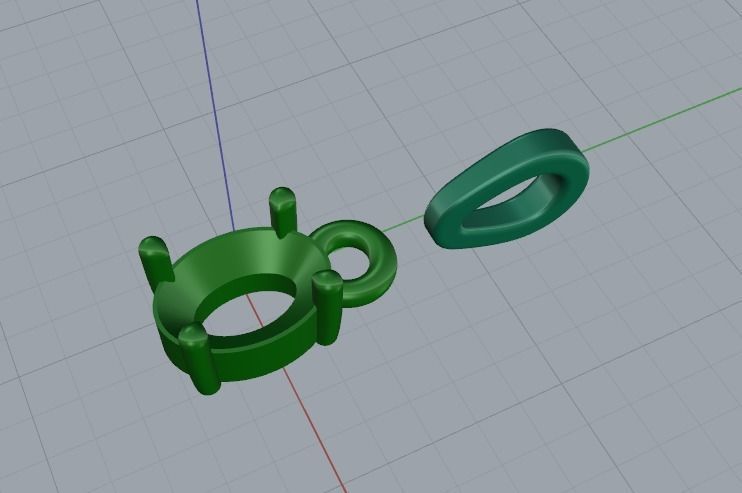 Pendant Model 5152 3D print model_2