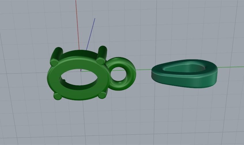 Pendant Model 5152 3D print model_4