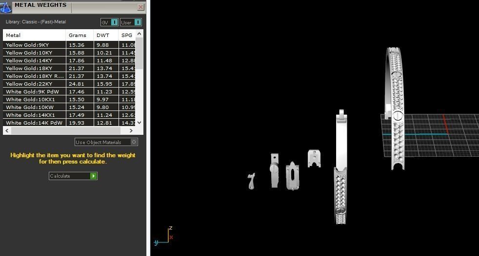 Bracelet size16 Model 5150 3D print model_7