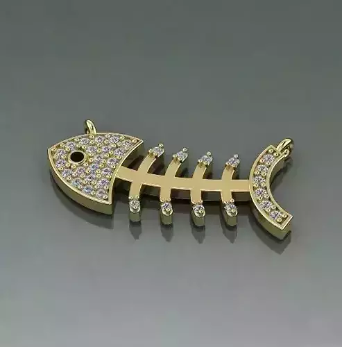 Fish pendant Model 5140