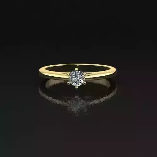 Solitaire ring Model 5136