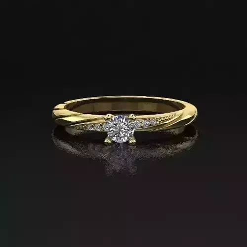 Solitaire ring Model 5134