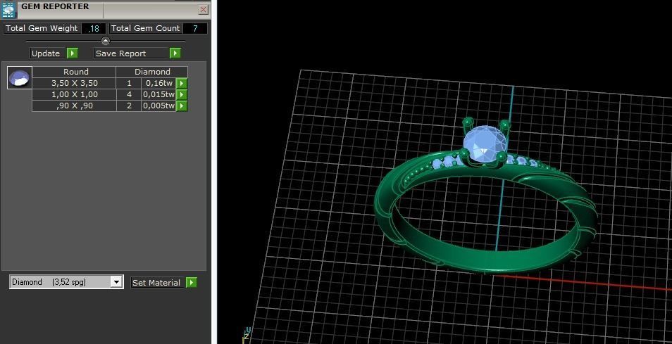 Solitaire ring Model 5134 3D print model_7