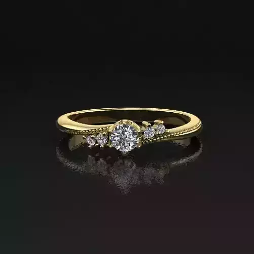 Solitaire ring Model 5133