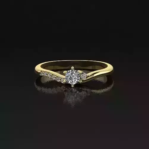 Solitaire ring Model 5131