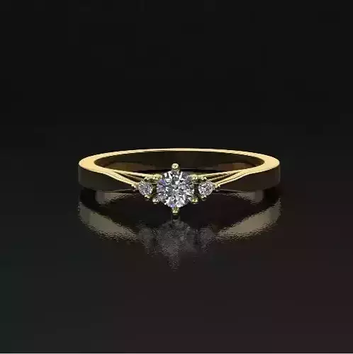 Solitaire ring Model 5130