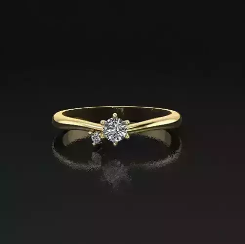 Solitaire ring Model 5129
