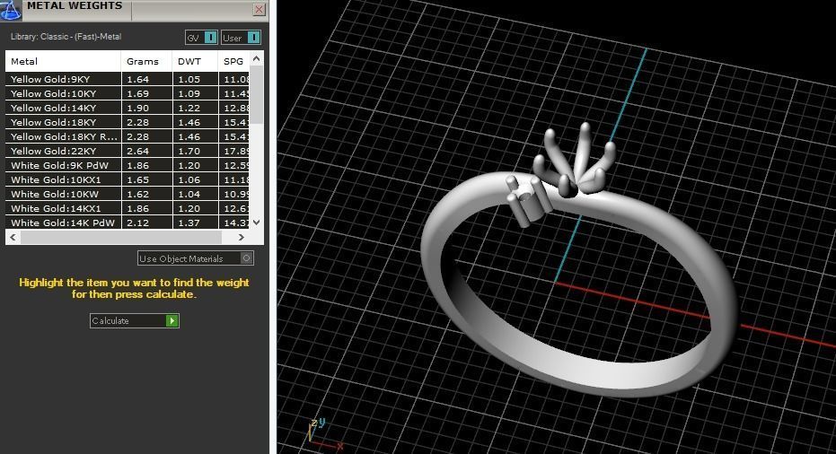 Solitaire ring Model 5129 3D print model_6