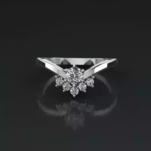 Solitaire ring Model 5127